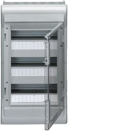 HAGER - Caja distribución vector VE superficie con 3 filas 36 IP55