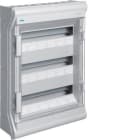 HAGER - Caja distribución vector VE superficie con 3 filas 54 IP55