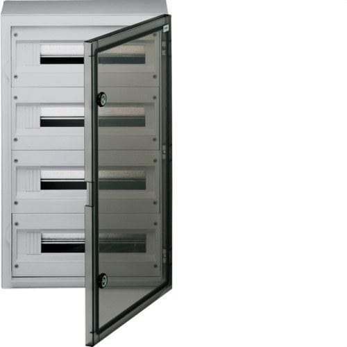 HAGER - Caja vector VP estanca con 4 filas 72 módulos IP65