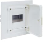 HAGER - Caja empotrar golf VF con 1 fila 4 módulos opaco blanca regleta