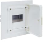 HAGER - Caja empotrar golf VF con 1 fila 4 módulos puerta opaca blanca