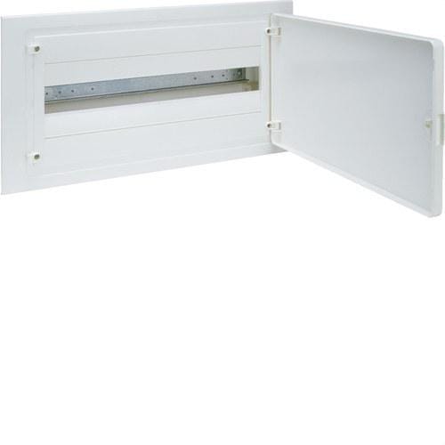 HAGER - Caja empotrar golf VF 1 fila 18 módulos puerta blanca regleta QC
