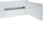 HAGER - Caja empotrar golf VF 1 fila 18 módulos puerta blanca regleta QC