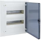 HAGER - Caja empotrar golf VF con 2 filas 24 módulos transparente regleta