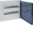 HAGER - Caja empotrar golf VF 2 filas 36 módulos puerta transparente regleta QC