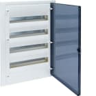 HAGER - Caja empotrar golf VF con 4 filas 72 módulos transparente azul+QC