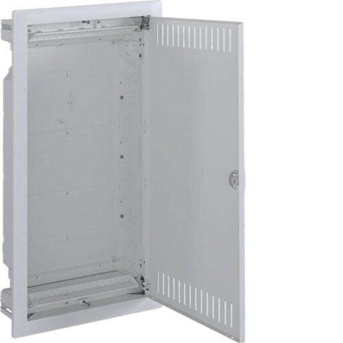 HAGER - Caja empotrar pared hueca golf VH 3 filas con puerta blanca