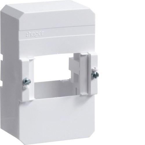 HAGER - Cubrebornes universal 1 fila con 3 módulos