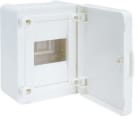 HAGER - Caja de superficie golf VF con 1 fila 4 módulos opaca blanca