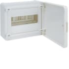 HAGER - Caja de superficie golf VF con 1 fila 8 módulos opaca blanca