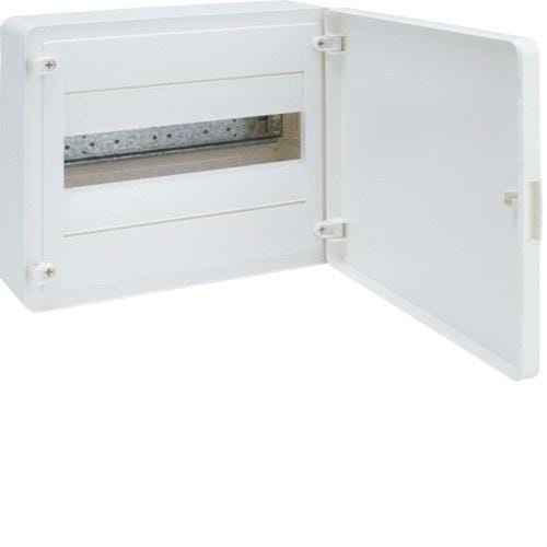 HAGER - Caja de superficie golf VF con 1 fila 12 módulos opaca blanca