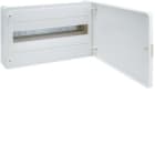 HAGER - Caja de superficie golf VF con 1 fila 18 módulos opaca blanca+QC