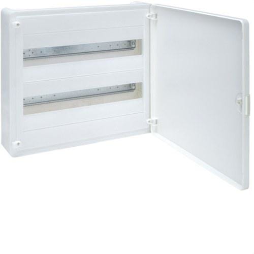 HAGER - Caja de superficie golf VF con 2 filas 36 módulos opaca blanca+QC