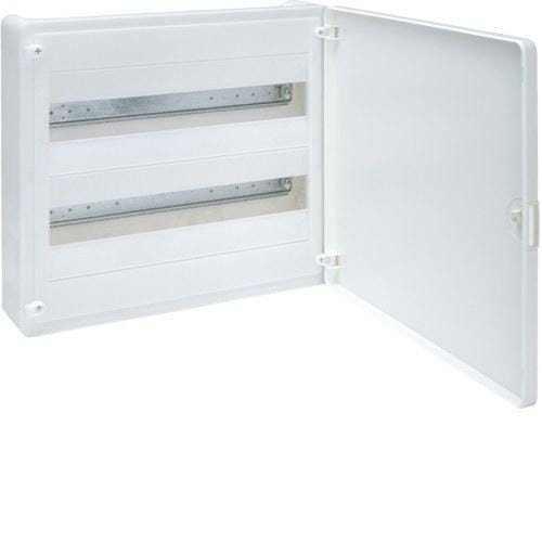 HAGER - Caja de superficie golf VF con 3 filas 54 módulos opaca blanca+QC