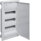 HAGER - Caja empotrar con 36 módulos 3 filas golf VU puerta opaca blanca