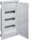 HAGER - Caja empotrar golf VU para ICT con 3 filas puerta blanca