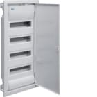 HAGER - Caja empotrable golf VU con 5 filas 60m puerta opaca blanca