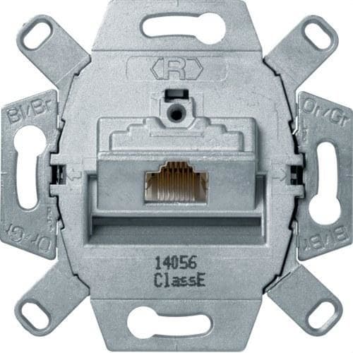 HAGER - Toma RJ45 simple categoría 6 clase E 8P