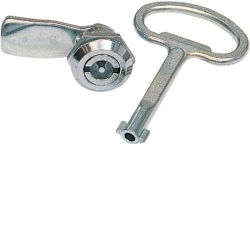 HAGER - Cerradura Quadro con llave doble barra 3mm