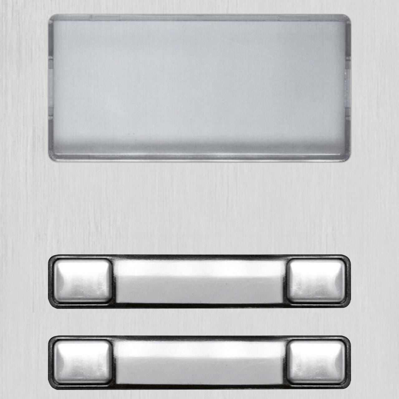 GOLMAR - Módulo pulsadores N3241/AL 2 pulsadores visor