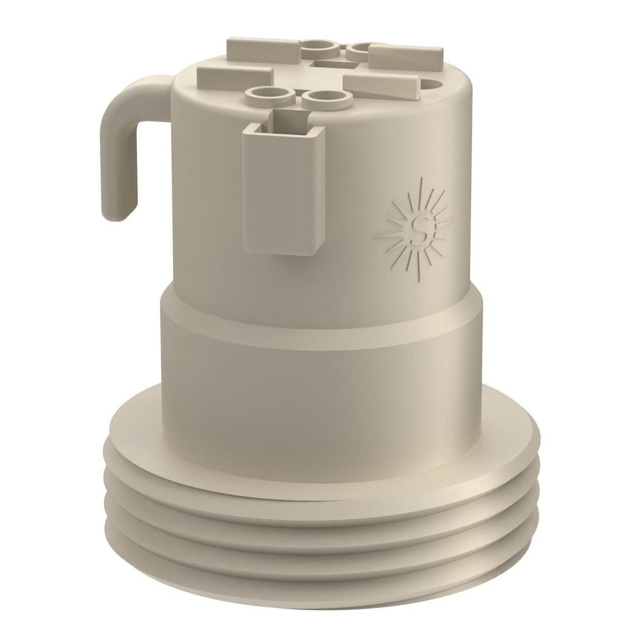 SOLERA - PORTALÁMPARAS E-27 PARA OBRA. CONEXIÓN RÁPIDA.  . 4A 250V. MÁX 40W.