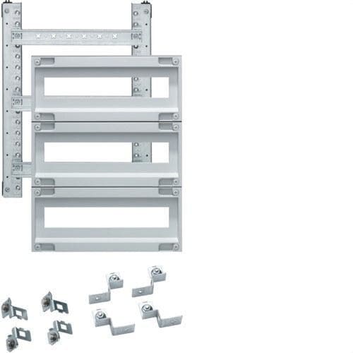 HAGER - Kit equipamientos aparamentas modulares 3 filas 48 módulos 500x400