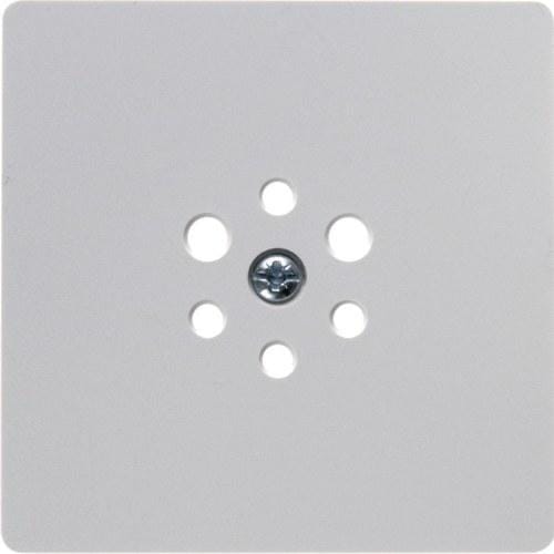 HAGER - Placa central para altavoz B1/B3 DO/B7/S1 blanco polar