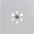 HAGER - Placa central para altavoz B1/B3 DO/B7/S1 blanco polar