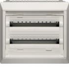 HAGER - Caja distribución empotrable VEGA-D con 2 filas 48 módulos sin puerta