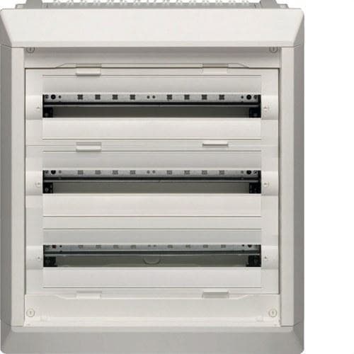 HAGER - Caja distribución empotrable VEGA-D con 3 filas 72 módulos sin puerta