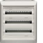 HAGER - Caja distribución empotrable VEGA-D con 3 filas 72 módulos sin puerta