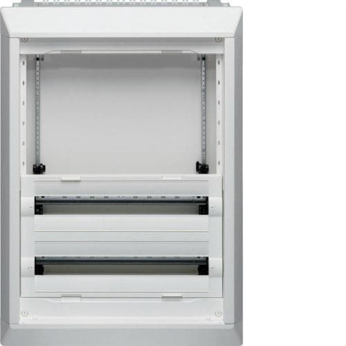 HAGER - Caja componible empotrable VEGA-D con kit equipo+2 filas con 48 módulos