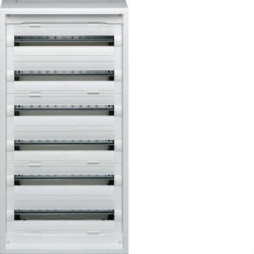 HAGER - Caja distribución superficie new VEGA D con 6 filas 144 módulos sin puerta