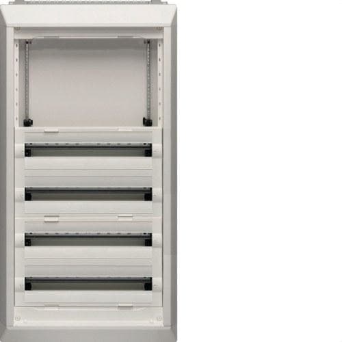 HAGER - Caja componible empotrable VEGA-D con kit equipo+4 filas con 96 módulos