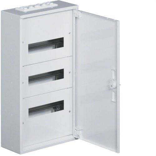 HAGER - Caja distribución superficie FW2 con 3 filas 12 módulos