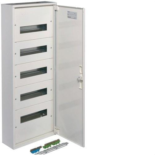 HAGER - Caja distribución superficie FW2 con 5 filas 12 módulos