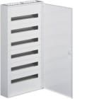 HAGER - Caja distribución superficie FW2 con 6 filas 24 módulos