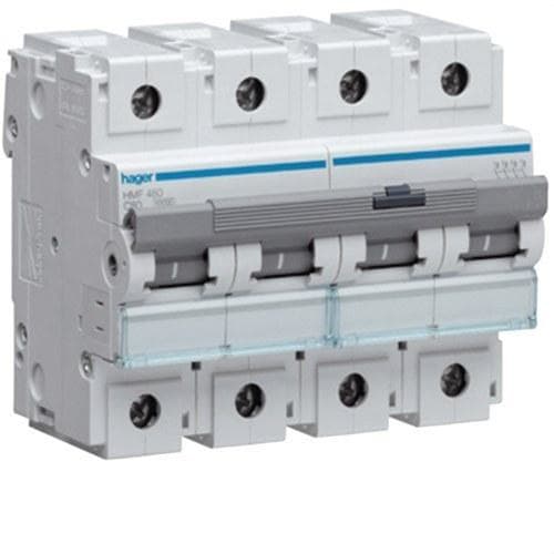HAGER - Automático magnetotérmico HM curva-C 10kA 4P 80A