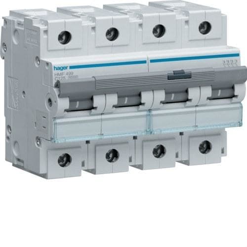 HAGER - Automático magnetotérmico HM curva-C 10kA 4P 100A