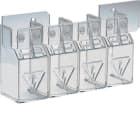 HAGER - Cubrebornes transparente 63/80A para HIM