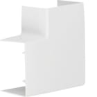 HAGER - �?ngulo plano LFC 40x60mm blanco nieve