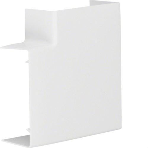 HAGER - �?ngulo plano LF 40x90mm blanco nieve
