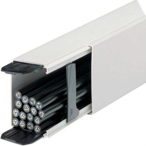 HAGER - Canal LF con 1-2 compartimentos 60x90 blanco nieve