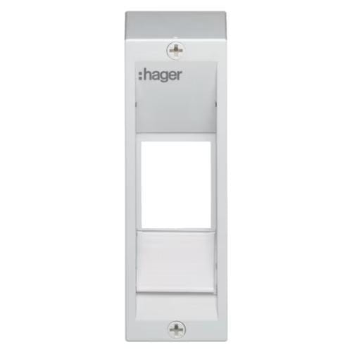 HAGER - Caja superficie GD 1 fila 2m