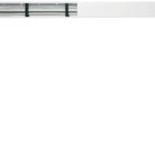 HAGER - Canal distribución LFF 60x110mm PVC blanco nieve
