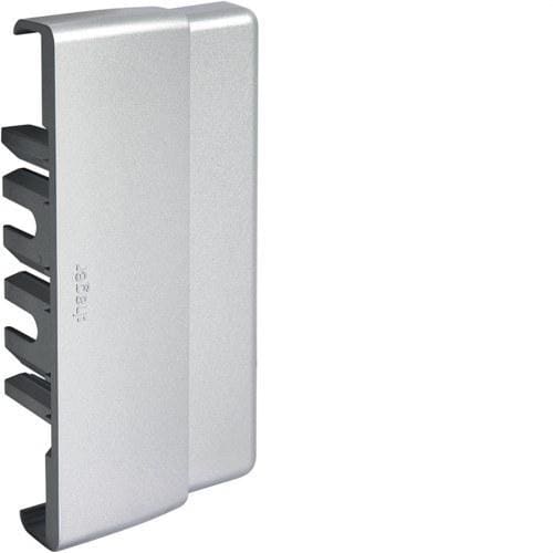 HAGER - Tapa final con 1-4 compartimentos LF 40x110 aluminio