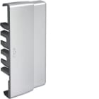HAGER - Tapa final con 1-4 compartimentos LF 40x110 aluminio