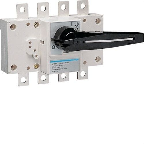 HAGER - Interruptor corte carga 4x160A con mando rotativo