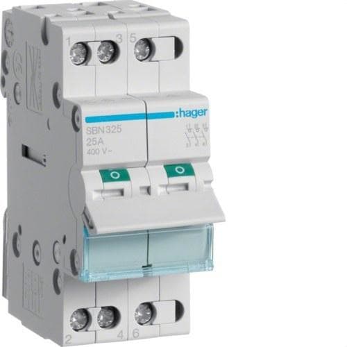 HAGER - Interruptor modular corte SB 3P 25A