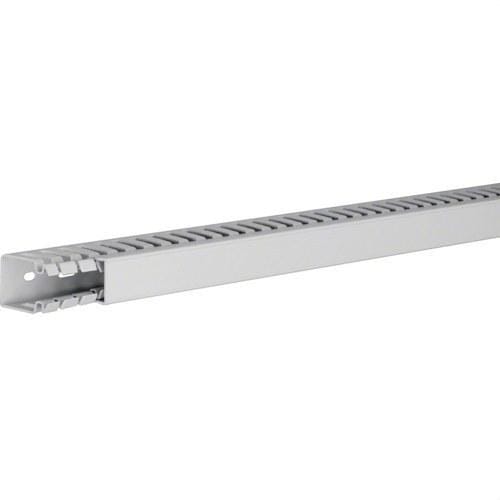 HAGER - Canal de cuadro+tapa PC ABS HA7 40x30 gris claro